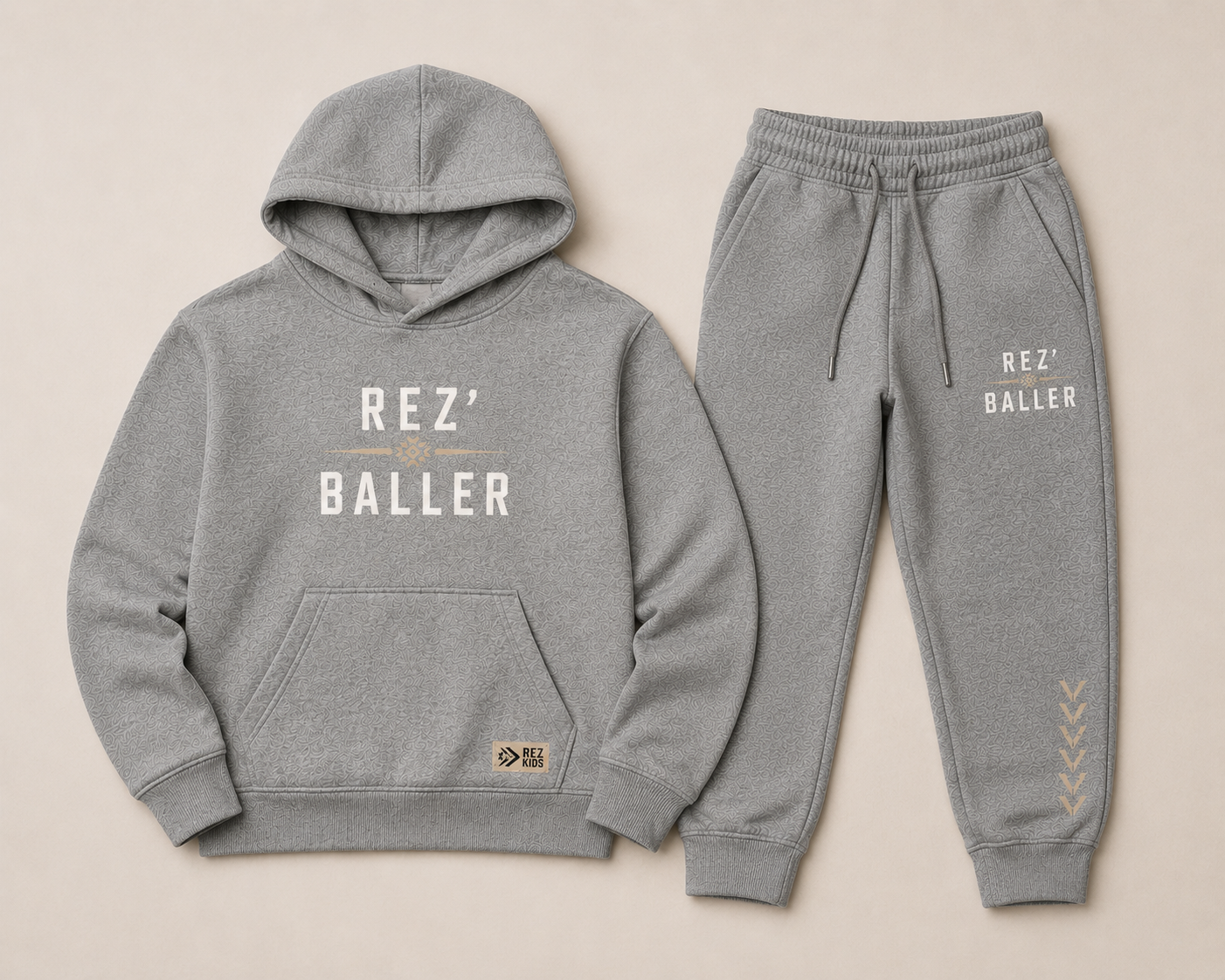 REZ’ BALLER Hoodie Set – Youth Pullover & Jogger Set