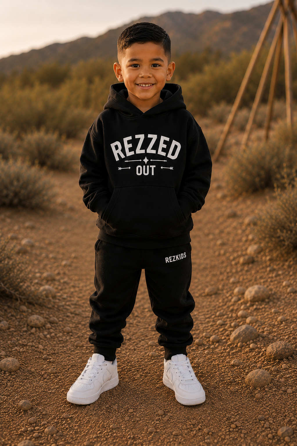 Rezzed Out Kids Hoodie Set