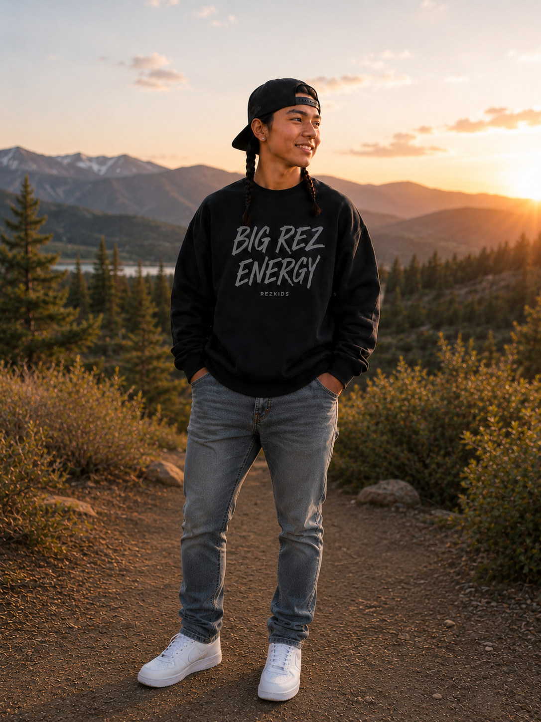 Big Rez Energy Youth Sweatshirt