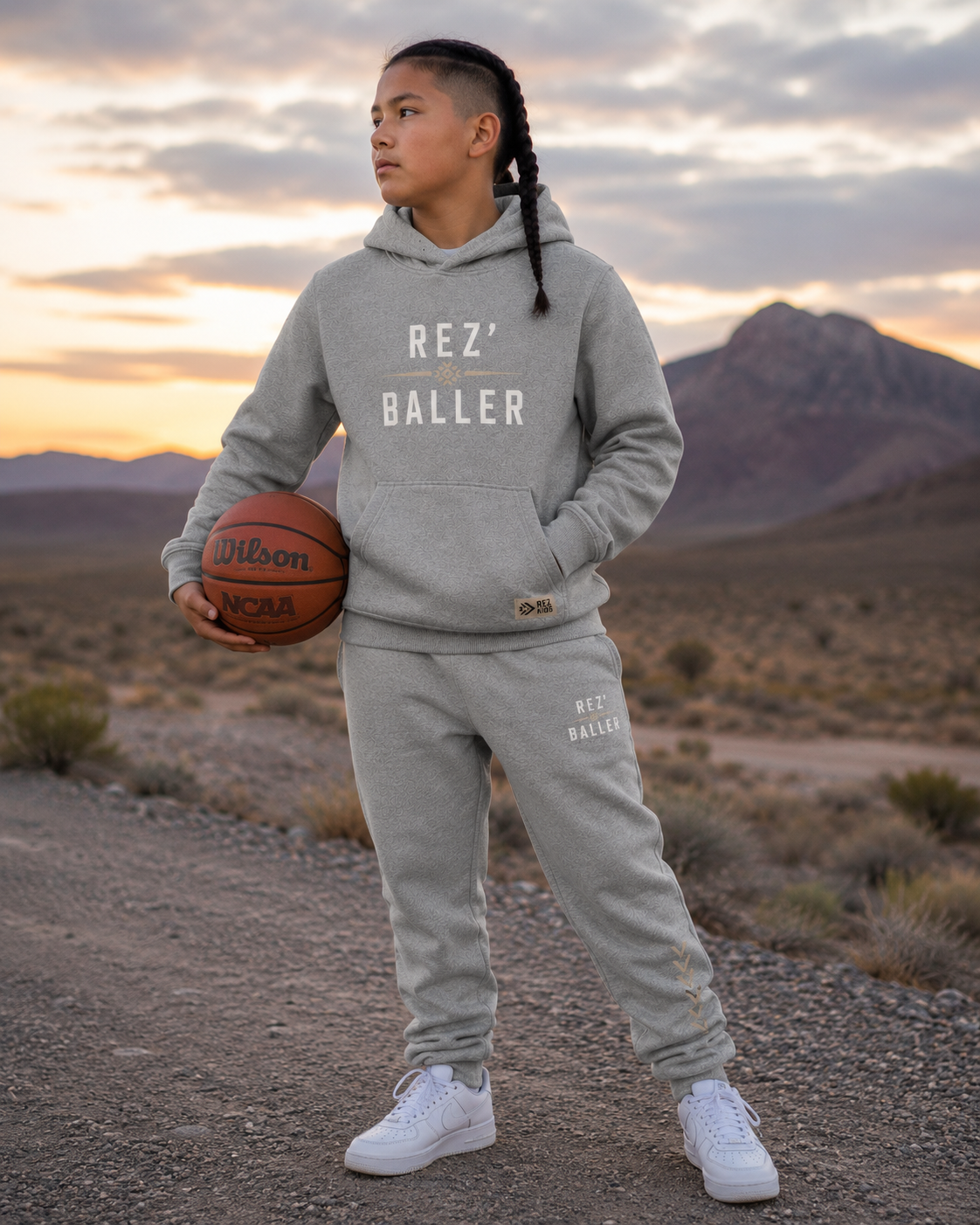 REZ’ BALLER Hoodie Set – Youth Pullover & Jogger Set