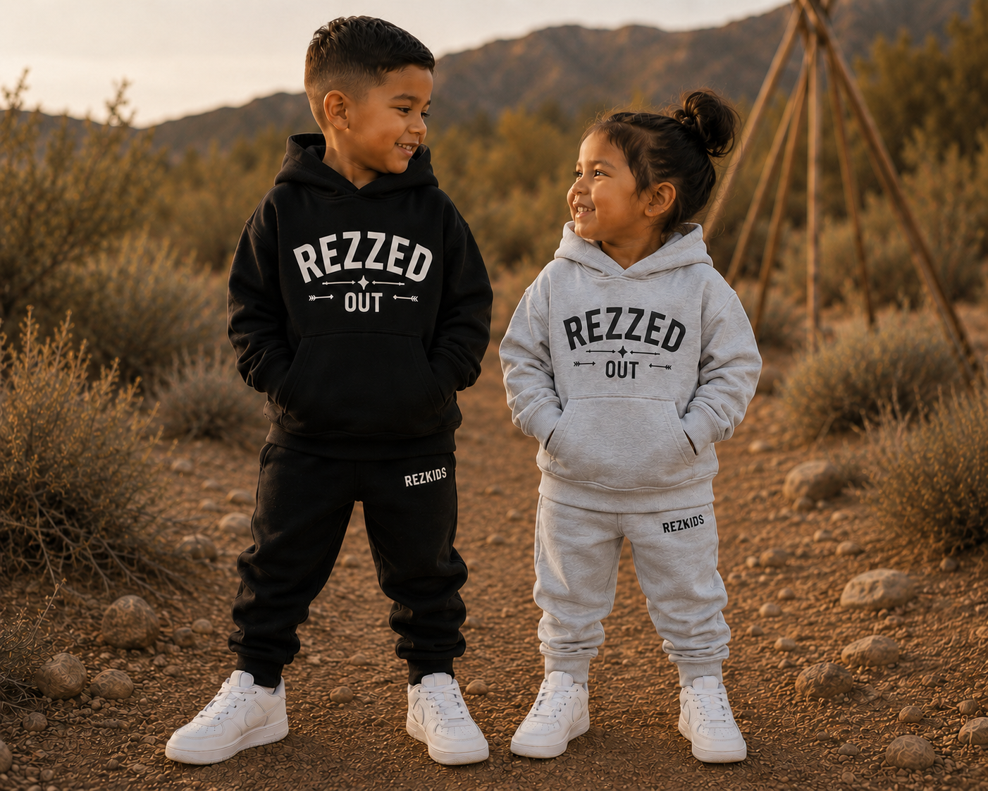 Rezzed Out Kids Hoodie Set