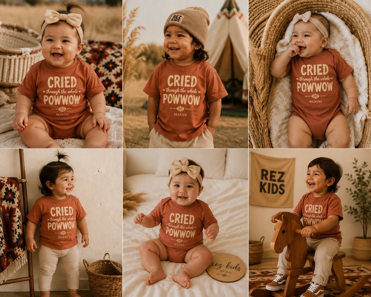 Cried Through the Whole Powwow Kids Tee