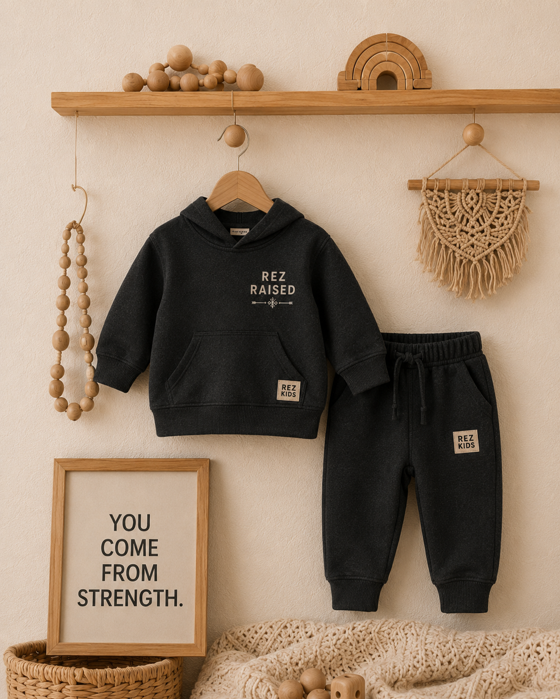Rez Raised Signature Hoodie Set