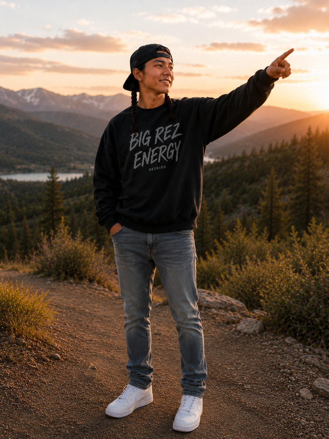 Big Rez Energy Youth Sweatshirt