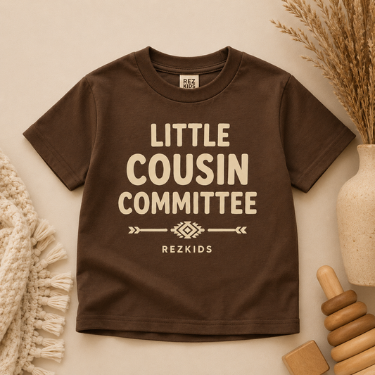 Little Cousin Committee Kids Tee