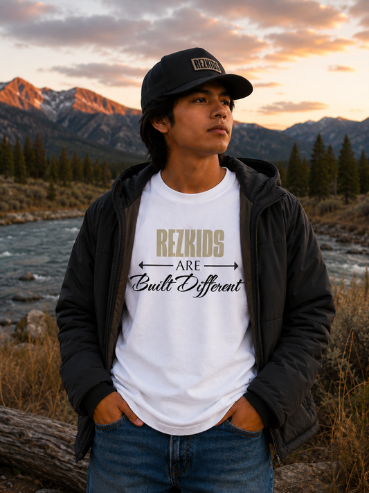 RezKids “Built Different” Youth Tee