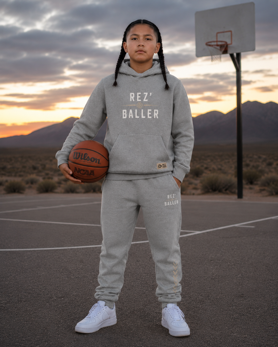 REZ’ BALLER Hoodie Set – Youth Pullover & Jogger Set