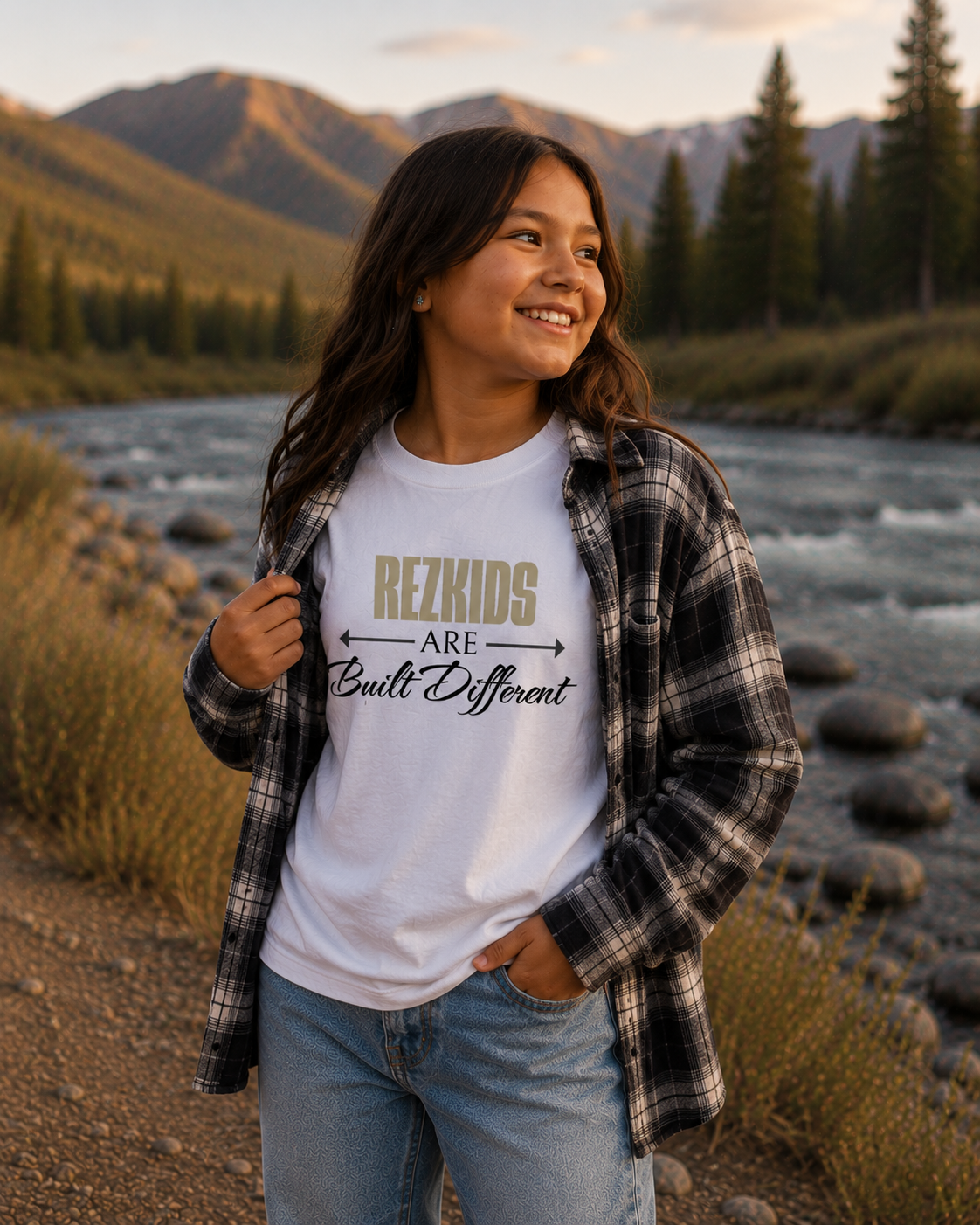 RezKids “Built Different” Youth Tee