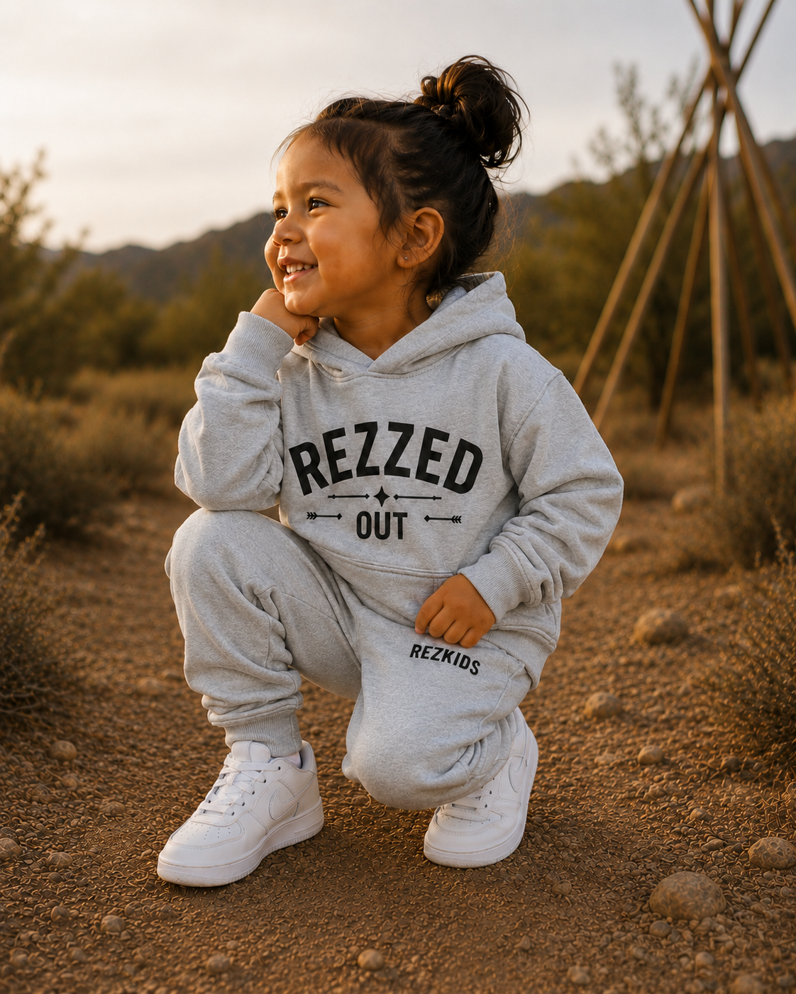 Rezzed Out Kids Hoodie Set
