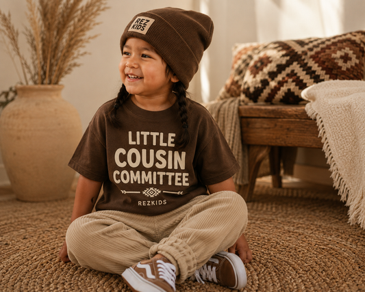 Little Cousin Committee Kids Tee