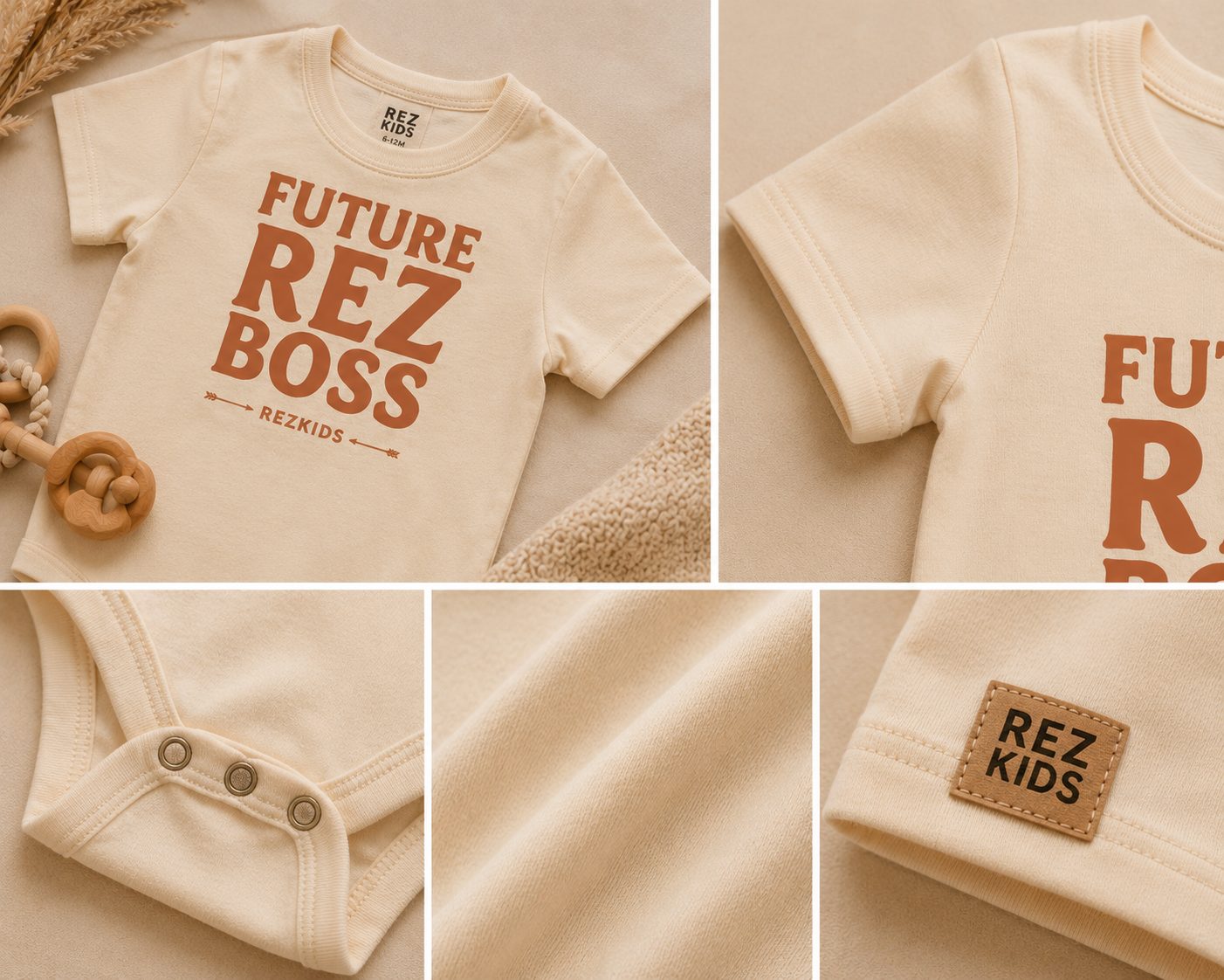 Future Rez Boss Baby Onesie