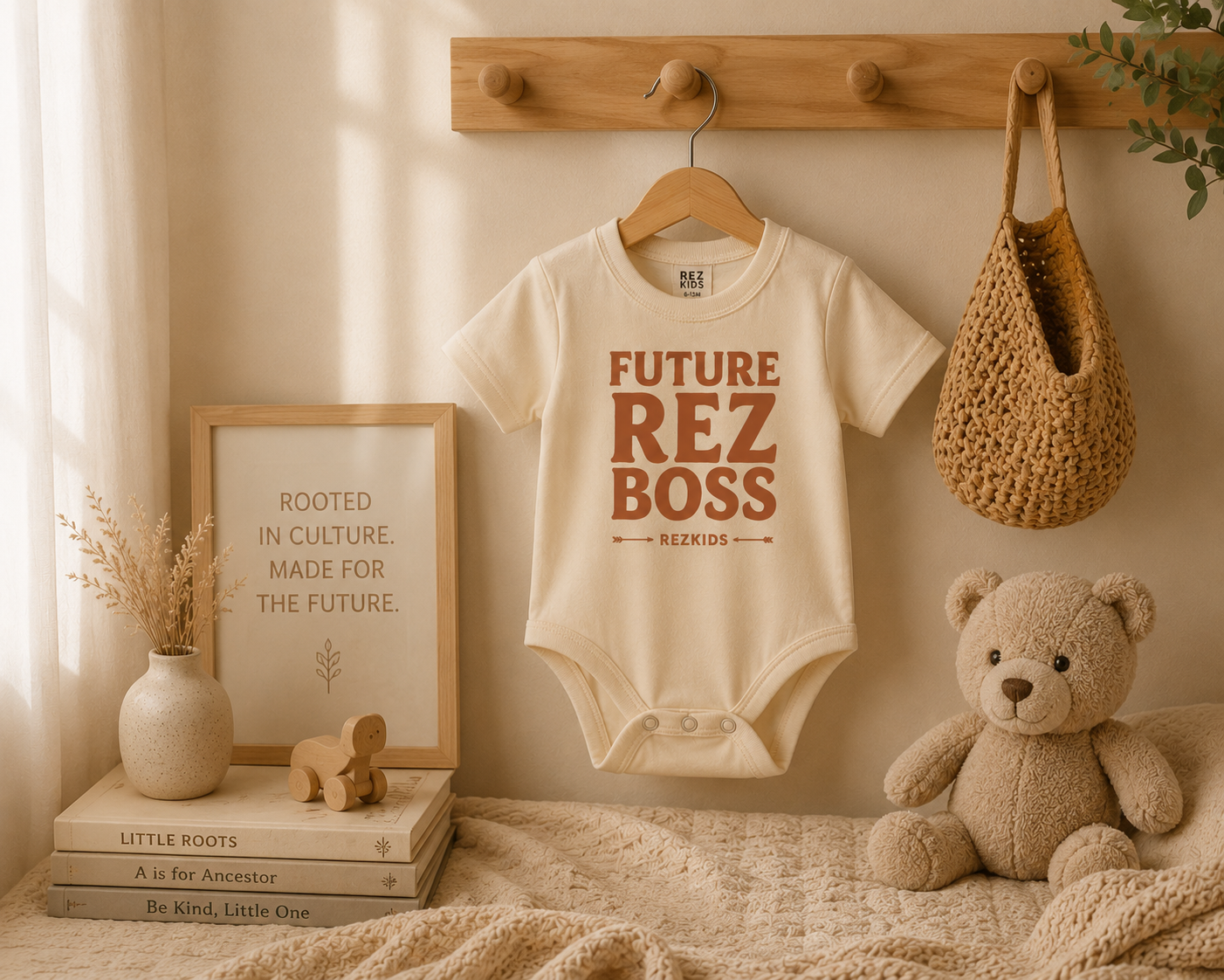 Future Rez Boss Baby Onesie
