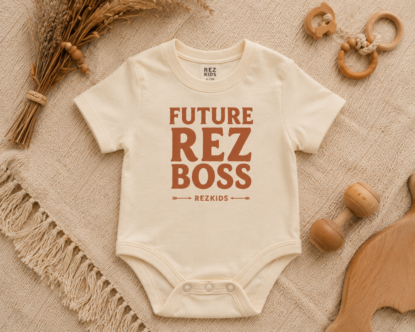Future Rez Boss Baby Onesie